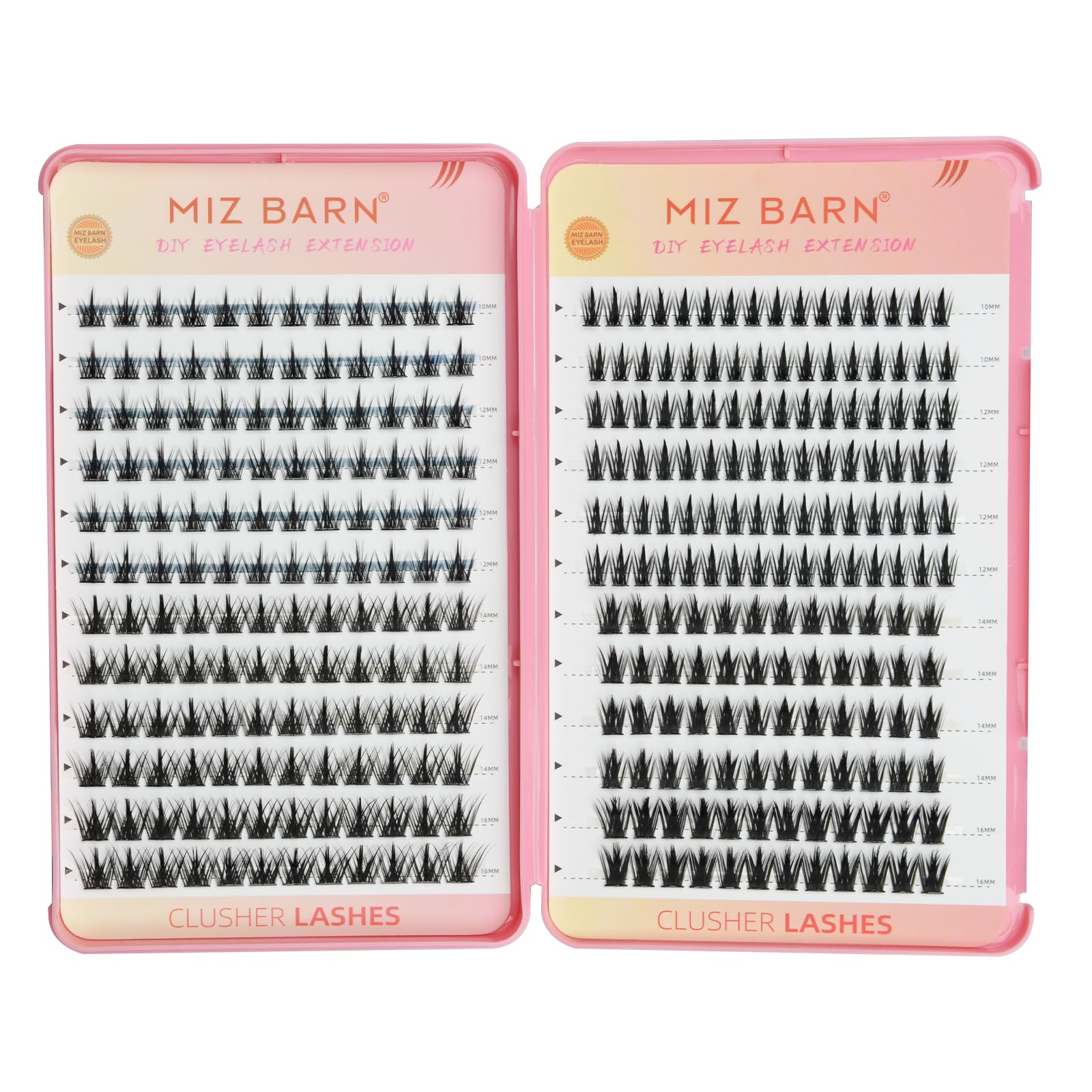 Miz Barn 312pcs cluster lash kit ultra-capacity for DIY looks