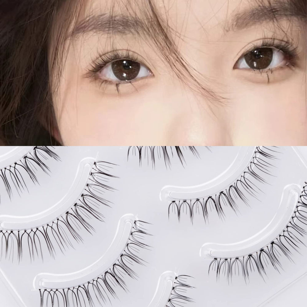 Miz Barn daily natural-look lashes with soft fibers for a lightweight natural effect.