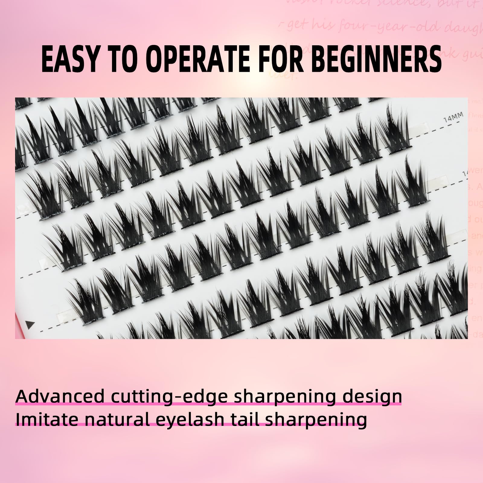 Miz Barn handmade natural look lashes for a subtle effect