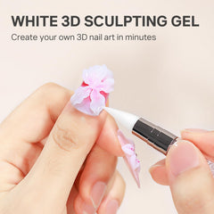 MIZHSE 3D gel texture demonstrating mess-free molding for smooth design