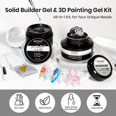 MIZHSE 15g 3D painting gel for detailed nail art.