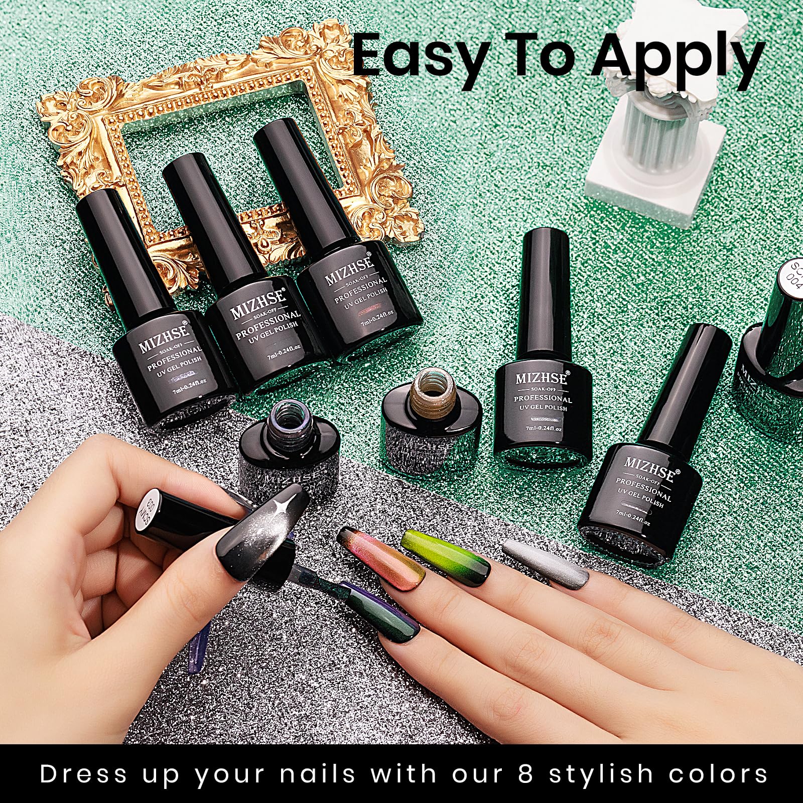 MIZHSE at home nail art kit for lasting salon like results