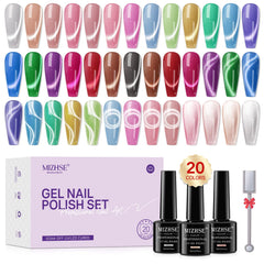 MIZHSE cat-eye gel nail polish collection for versatile at-home nails and shine