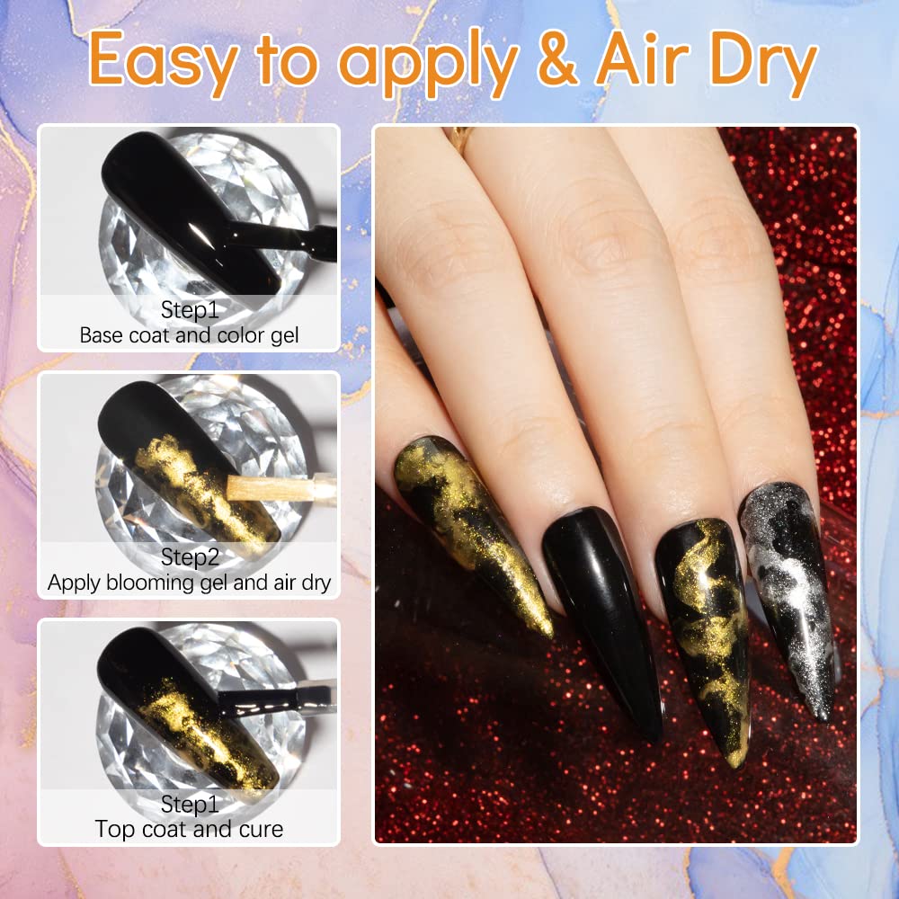 MIZHSE fast-dry formula image demonstrating quick manicure setup
