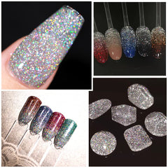 MIZHSE Glitter Gel for gradient or full-coverage nail art options.