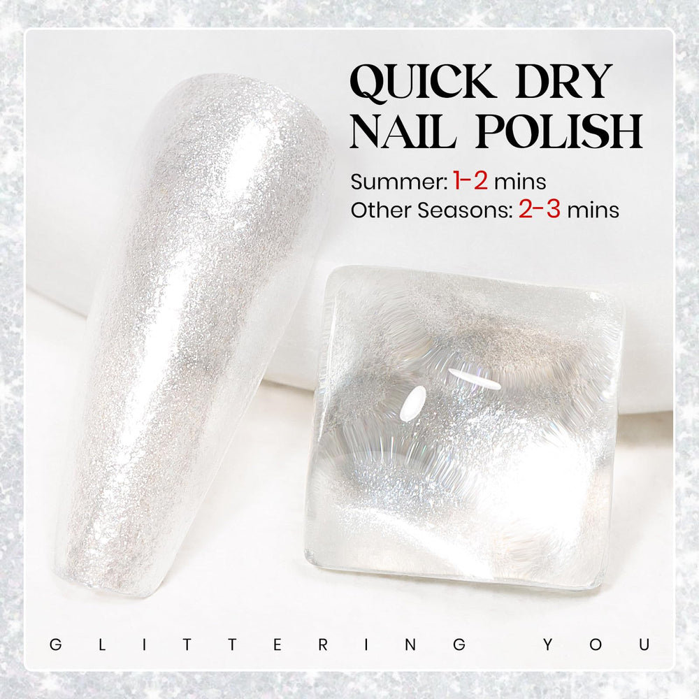 MIZHSE oil-based formula provides long-lasting wear on nails.