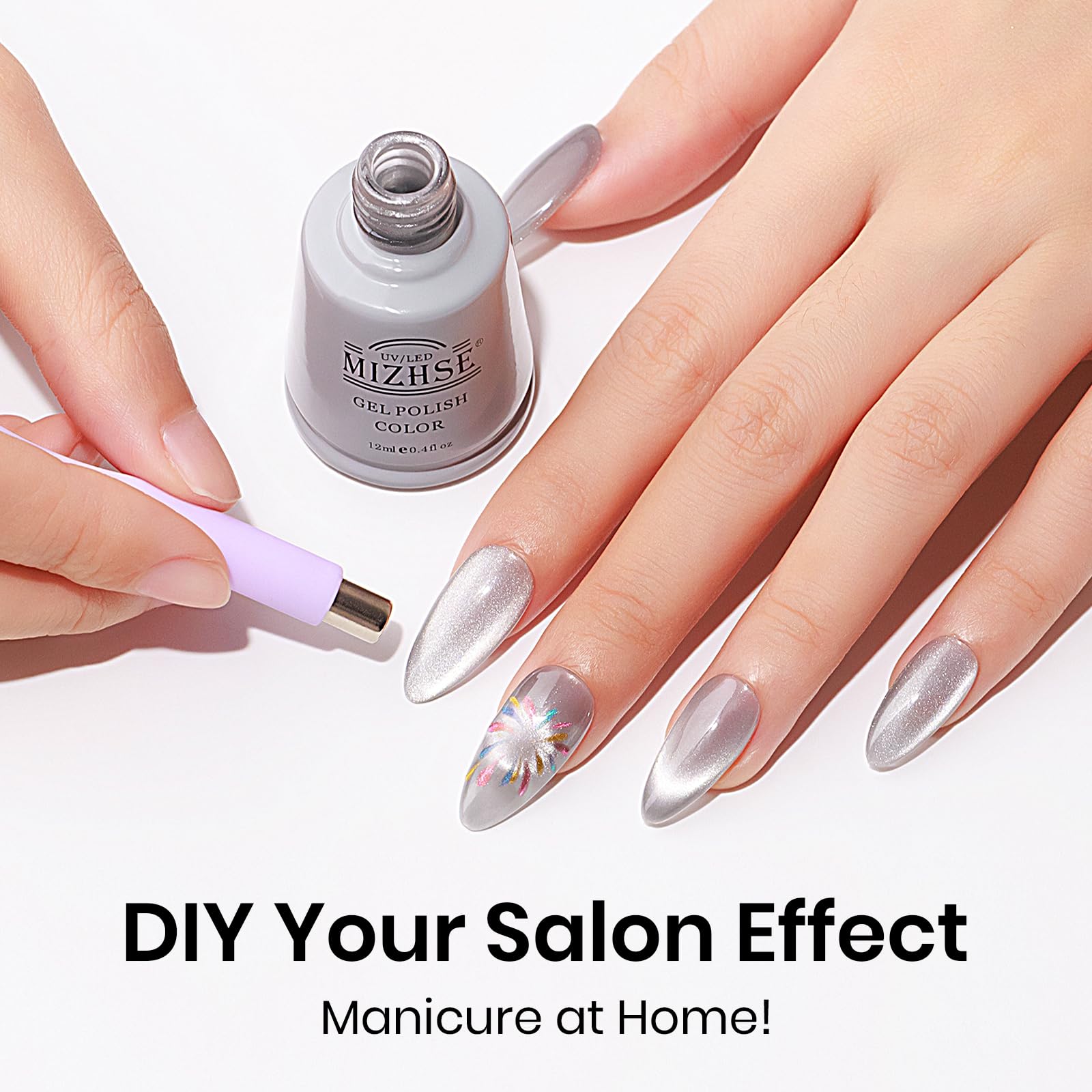 MIZHSE low smell formula suggests a comfortable gel nail option
