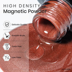 MIZHSE magnet stick creates cat-eye patterns on nails.