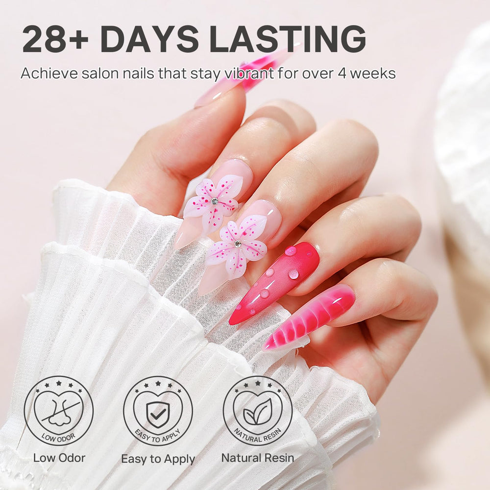 MIZHSE dual-end nail art pen for shaping and detailing