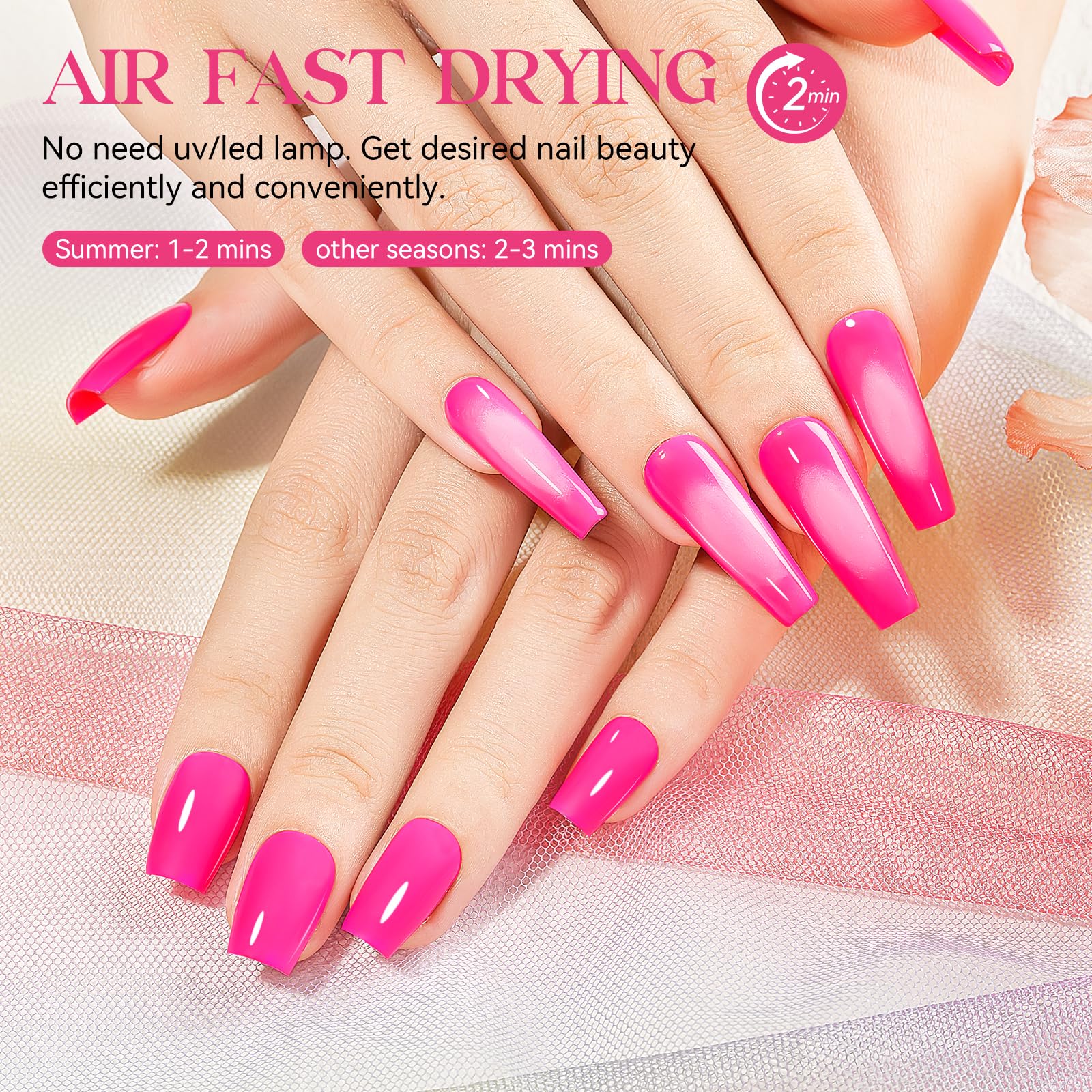 MIZHSE glossy finish close-up highlighting rich pigment and shine.