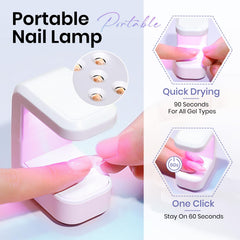 MIZHSE solid nail glue helps press-on tips securely in one step.