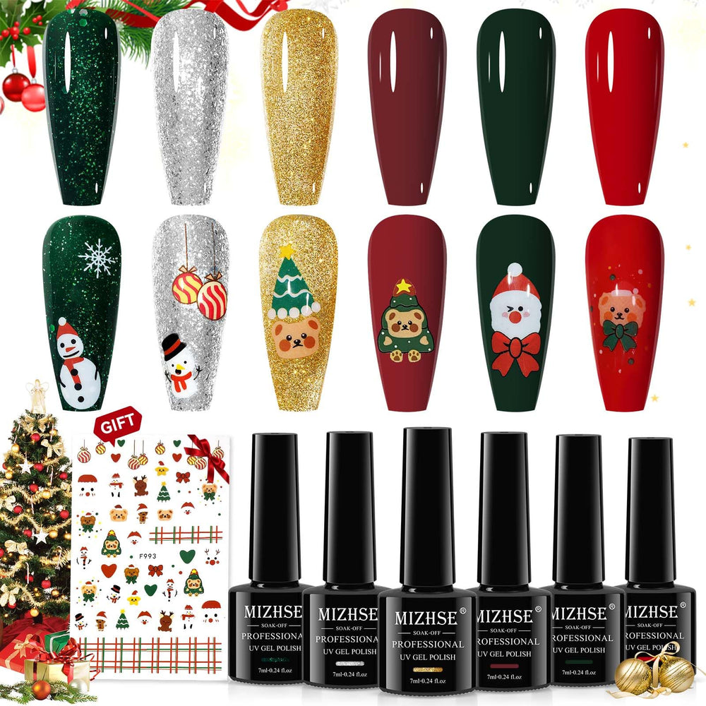 MIZHSE New Year gift-pack gel polish set for creative color