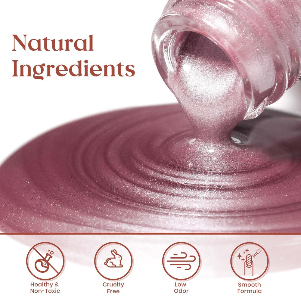 MIZHSE Pink Mirror polish brush close-up for smooth application control.