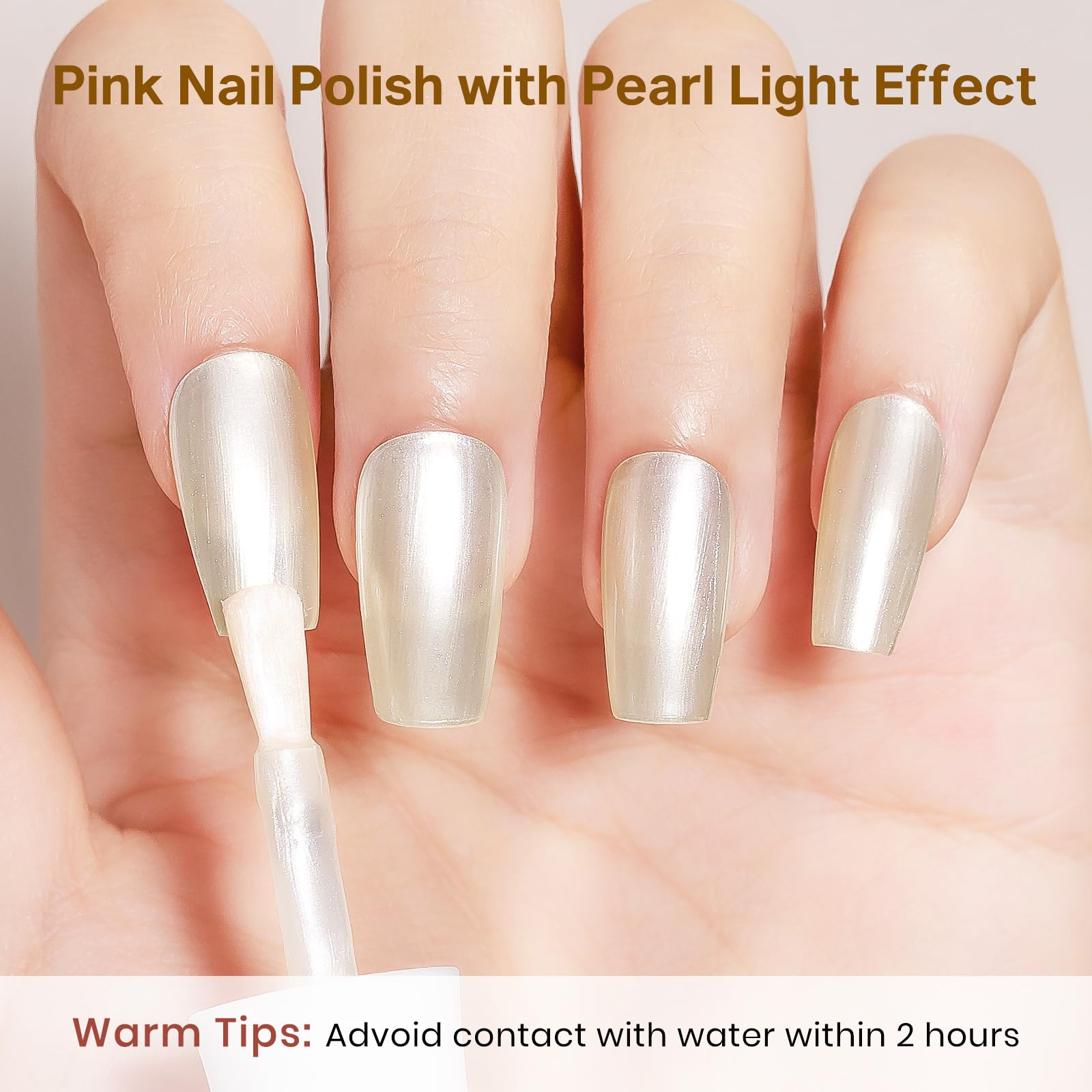Safe ingredients and easy application shown by MIZHSE polish.