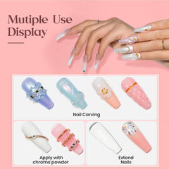 MIZHSE nude builder gel bottle for natural-looking nail enhancements.