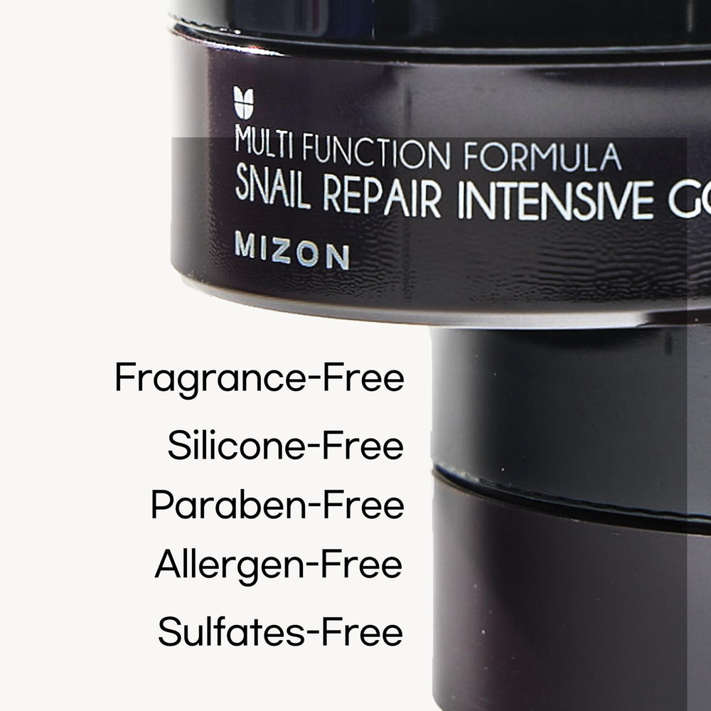 MIZON night routine setup featuring under-eye patches for post-day refresh