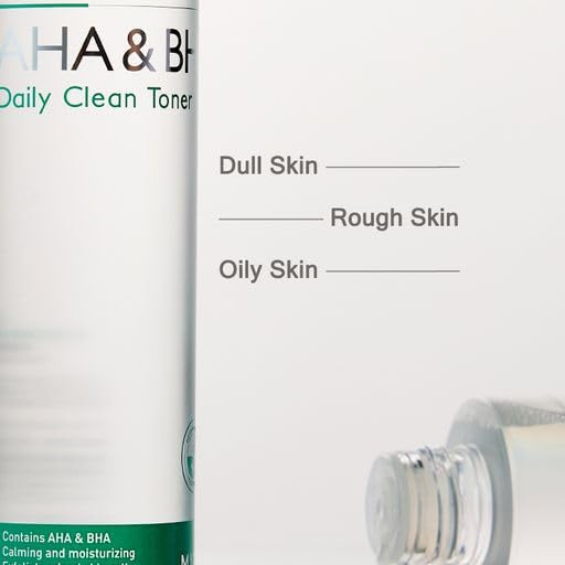 MIZON AHA&BHA Daily Clean Toner routine step signals easy morning use.