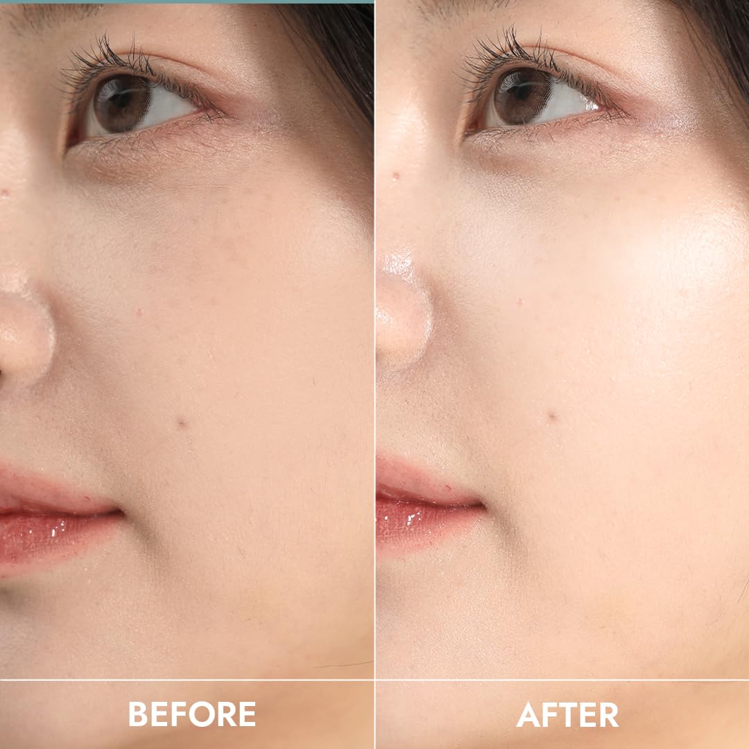 MIZON Cicaluronic Moisturizer application shows refreshing cool sensation