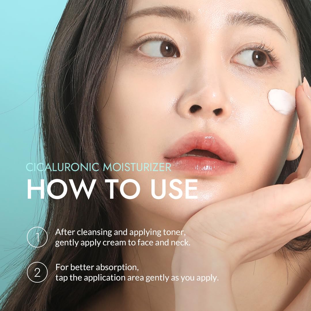 MIZON Cicaluronic Moisturizer vegan formula with 82 percent natural ingredients
