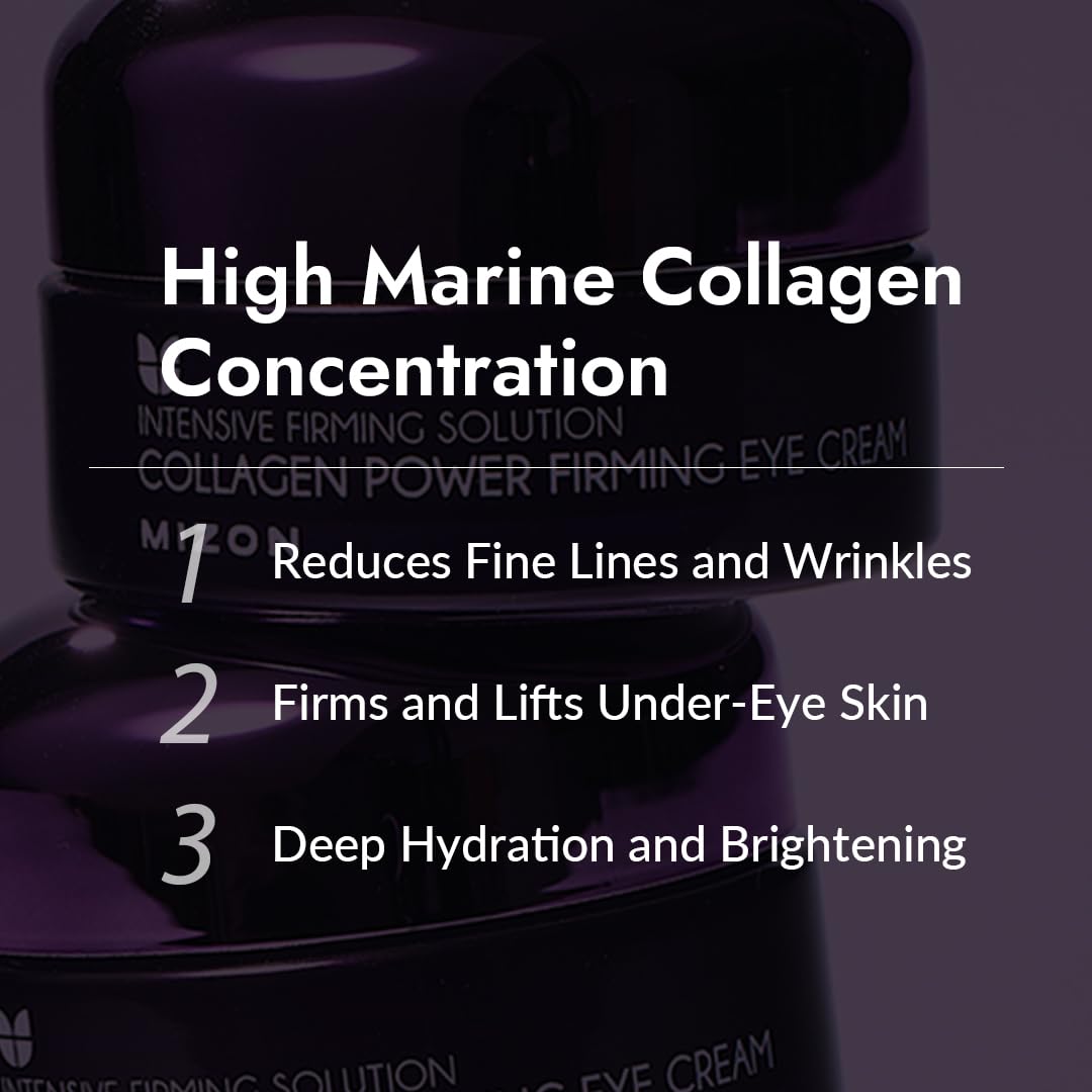 Cream texture being applied around the eye to promote elasticity and moisture.