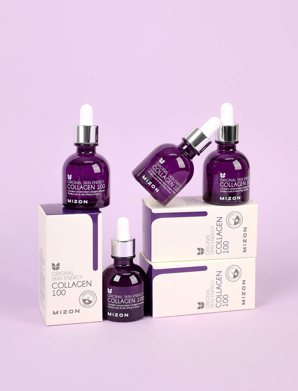 Close-up of serum texture suggesting quick absorption and calm feel.