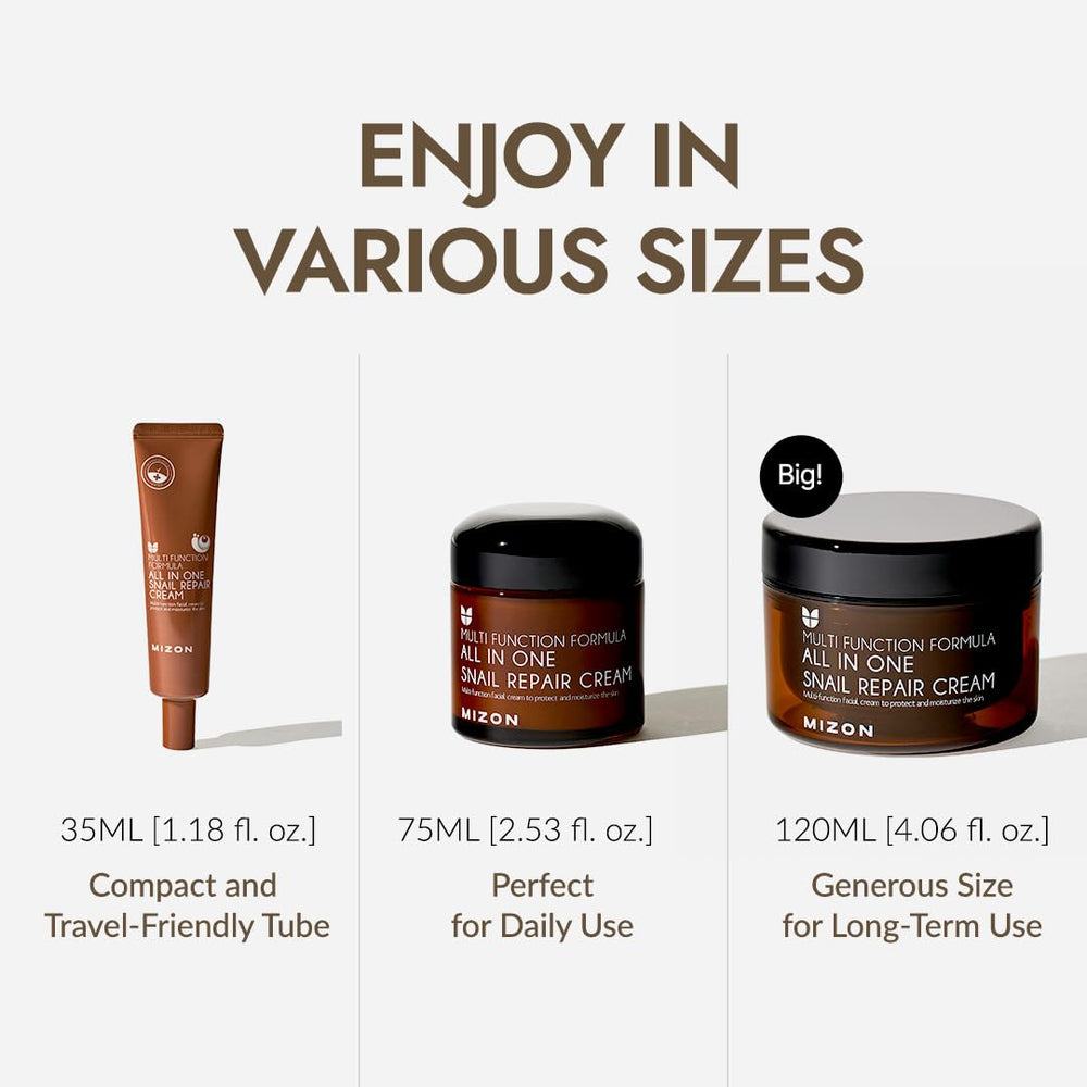 MIZON cream forming moisture barrier for lasting hydration.