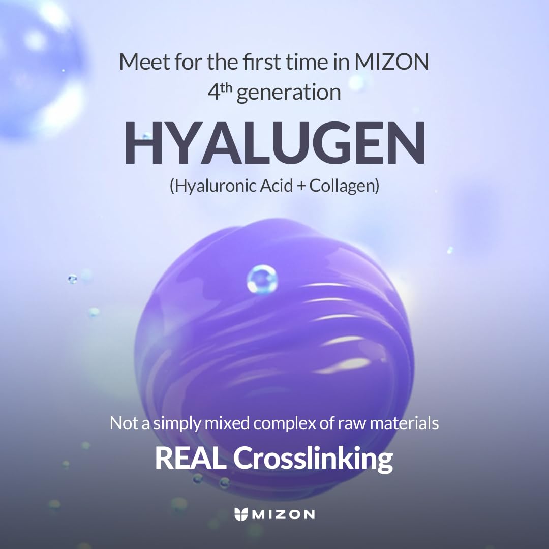 MIZON Hyalugen Pearl Jelly Mask ingredients featuring hyaluronic acid.