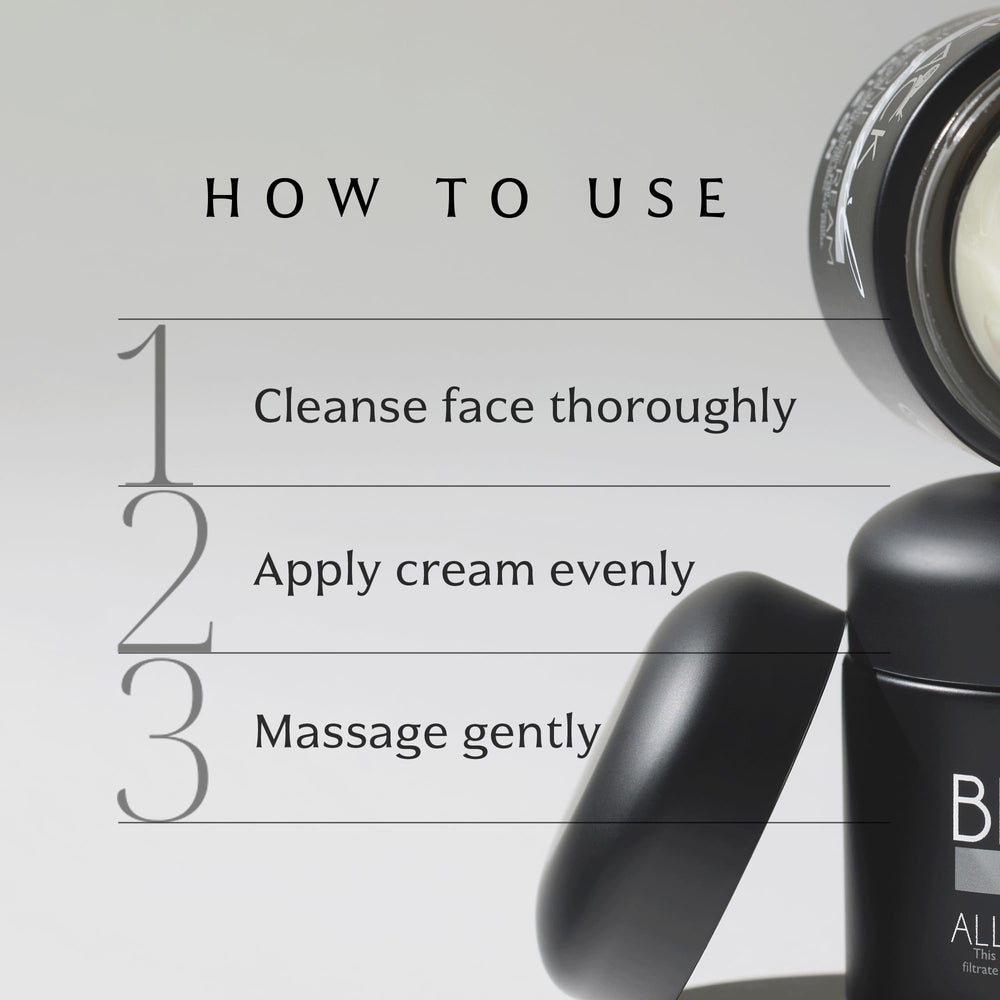 Niacinamide and Adenosine supporting skin tone and smoothness.
