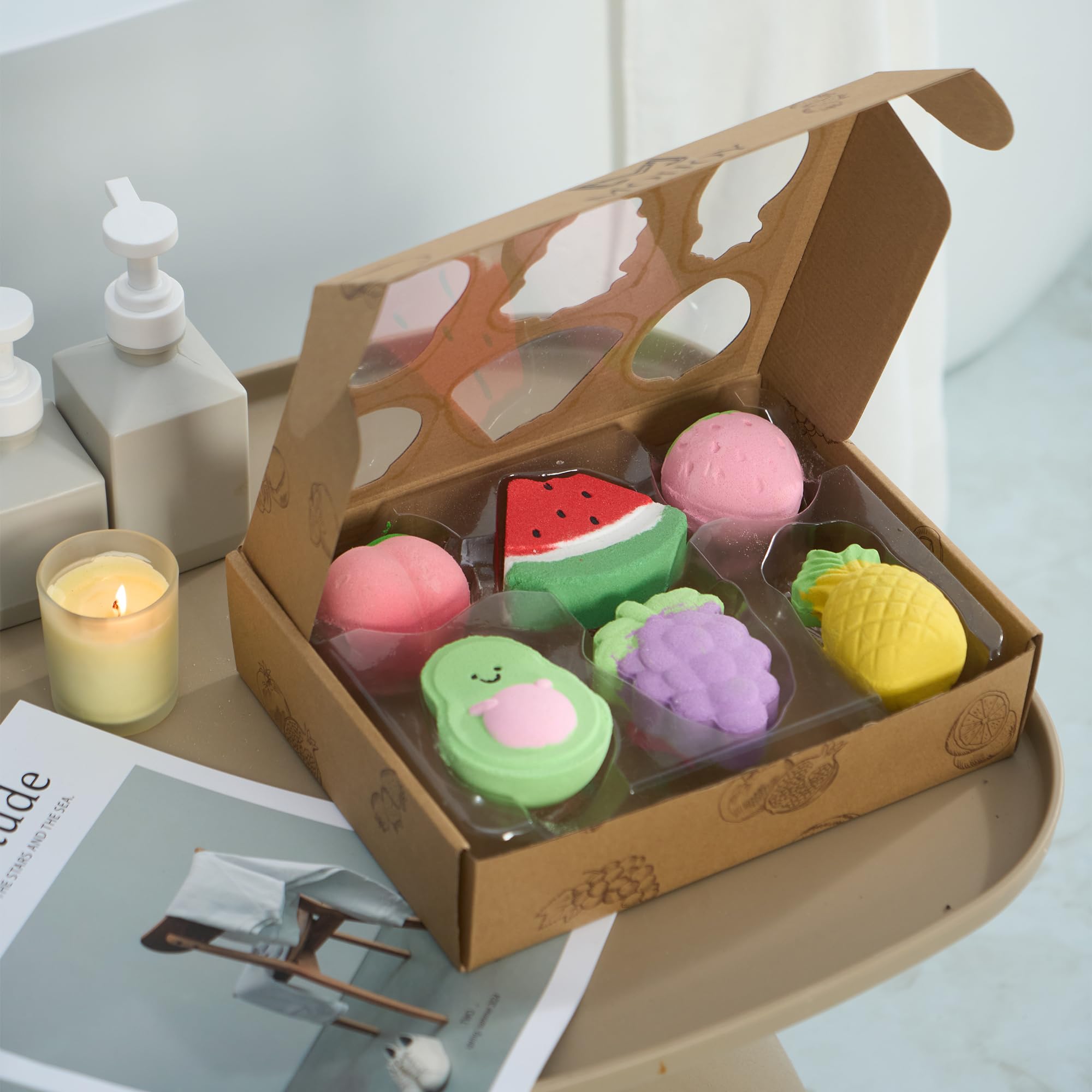 MJ Moijoy XL gift-packaging bath bomb set ready for gifting
