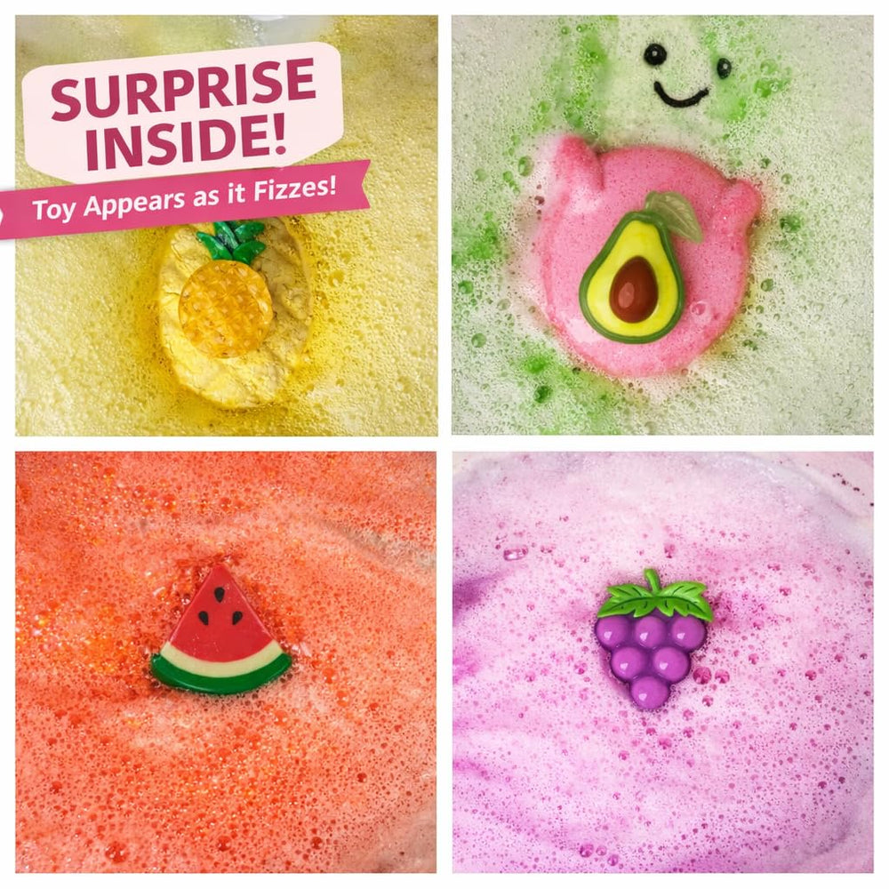 MJ Moijoy XL pineapple bath bomb delivering sunny fragrance and color