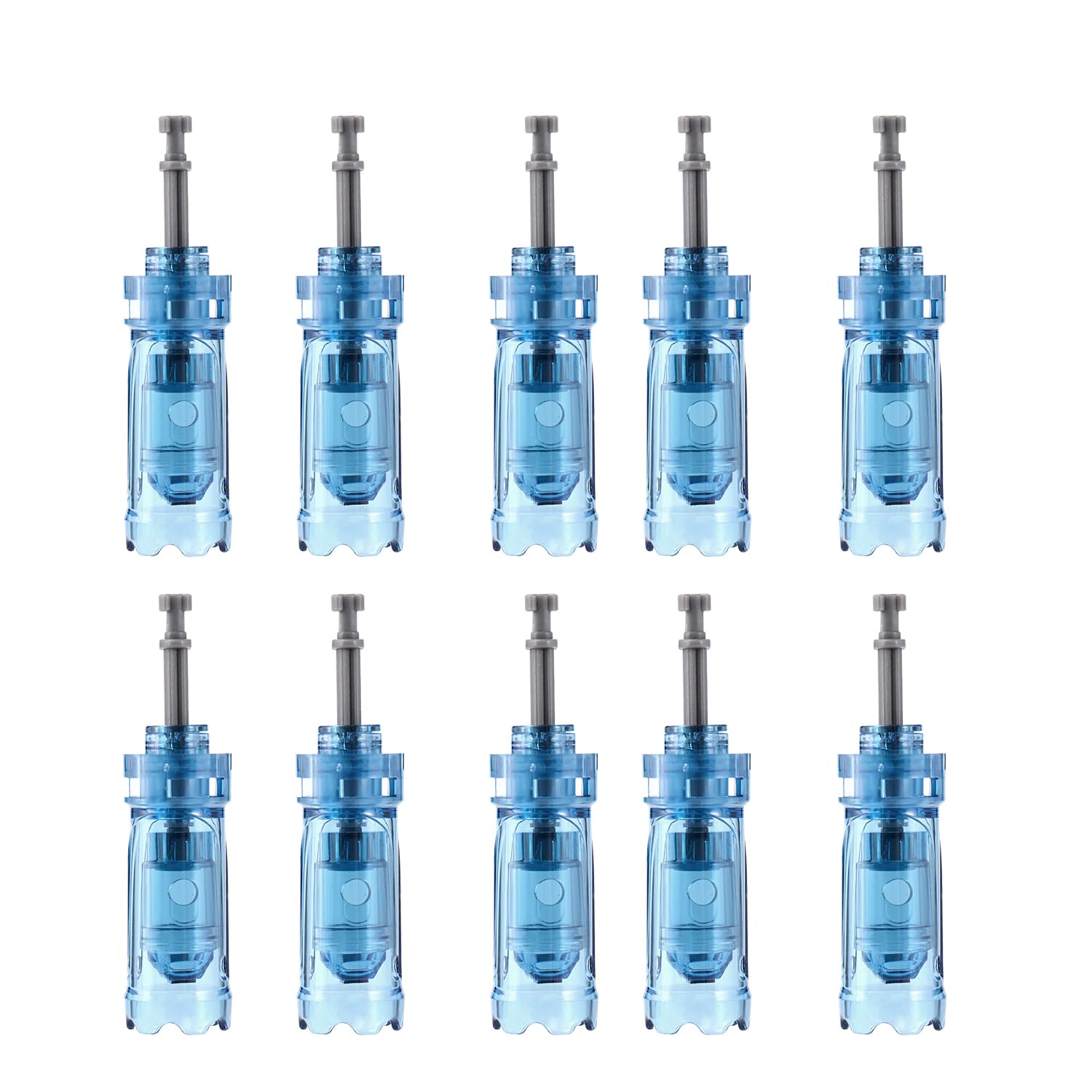 MJJHAIR 0.25mm microneedling tips for M8S/A8S/A9/A11 with silicon nano, compact 10-pack.