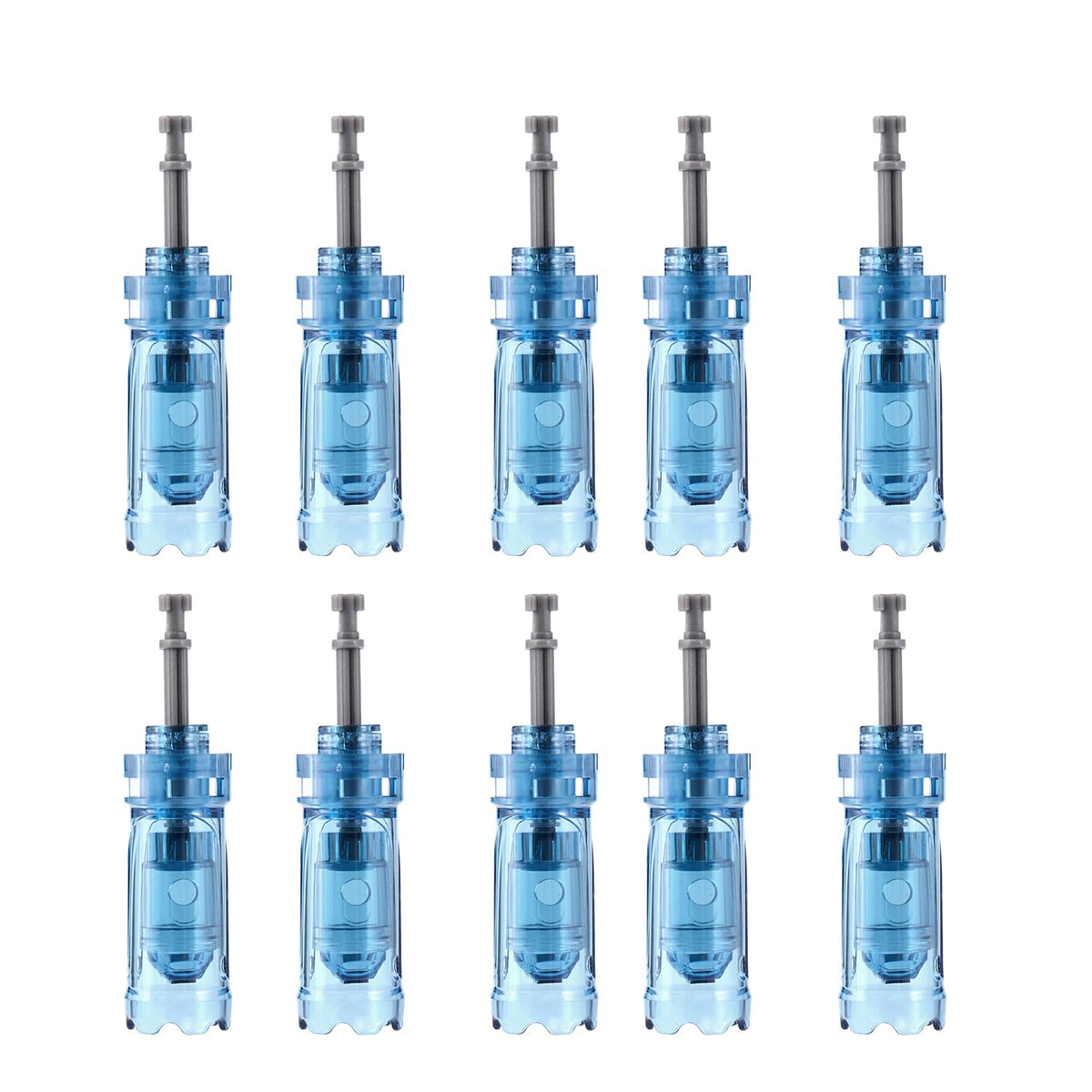MJJHAIR 0.25mm microneedling tips for M8S/A8S/A9/A11 with silicon nano, compact 10-pack.