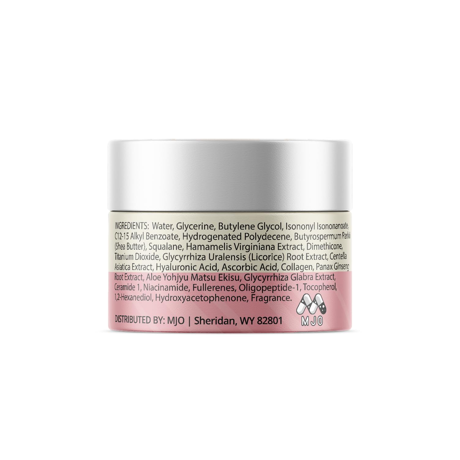 MJO Renovalift creamy swatch on skin demonstrates comfortable, lasting moisture