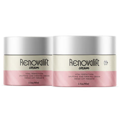 MJO Renovalift face cream bottle showing premium packaging for daily use