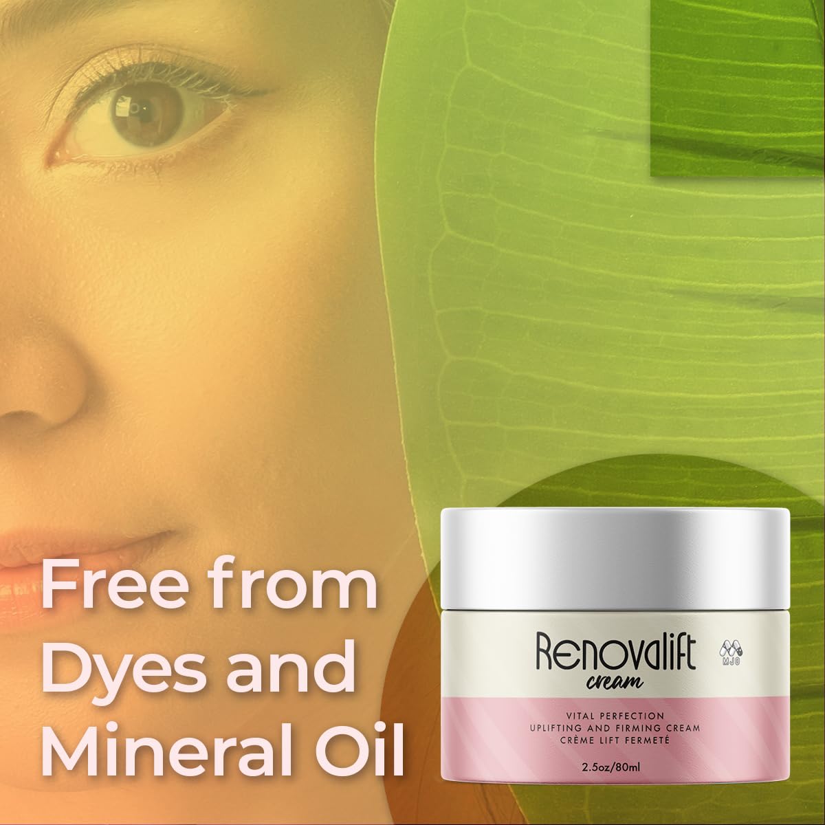 MJO Renovalift morning routine application before makeup for refreshed skin
