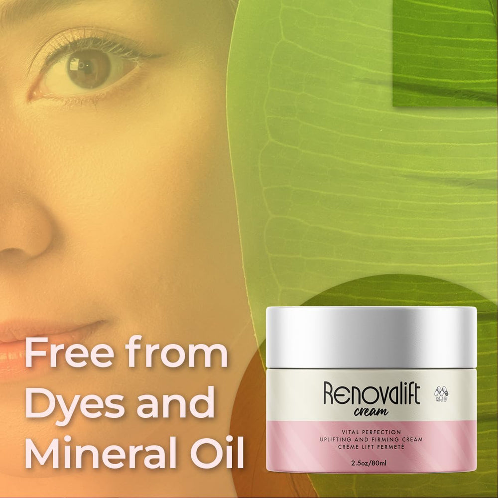 MJO Renovalift morning routine application before makeup for refreshed skin