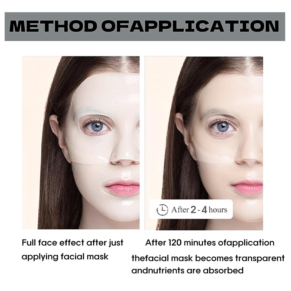 MKBLNP collagen face mask moisturizing action supports a soft, hydrated complexion