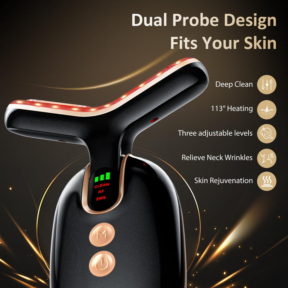 MKISCWEI red-light therapy panel for facial treatment and glow.