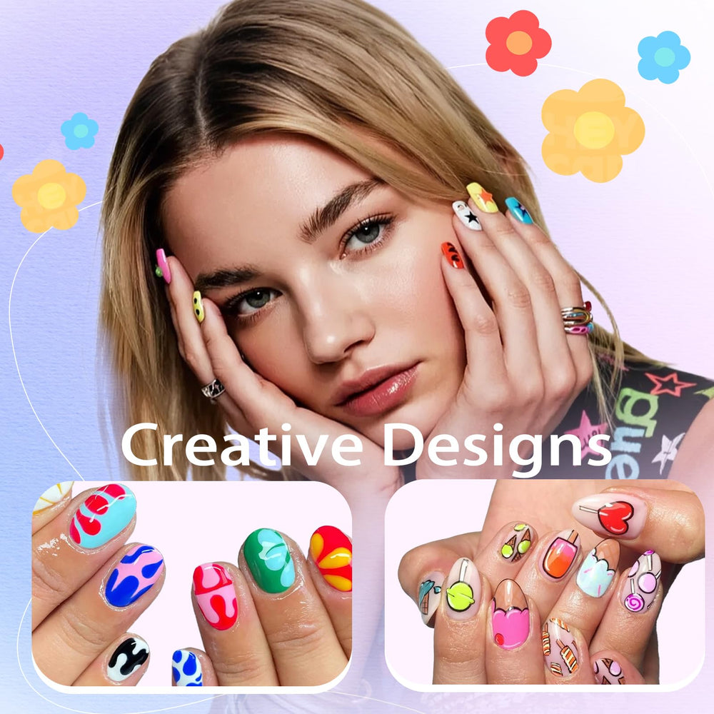 MKNZOME DIY nail art kit for versatile home design