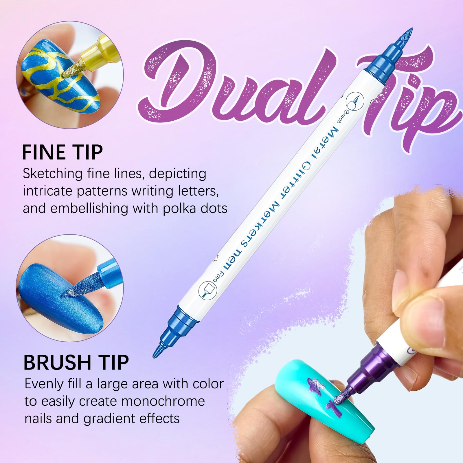 MKNZOME pens have secure caps to keep design-ready.