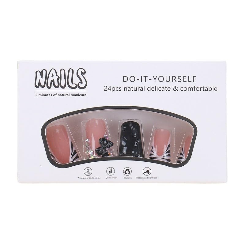 Mkwntg bow accent nails add a cute playful touch