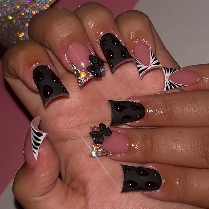 Mkwntg short square nude French tip nails offer versatile styling