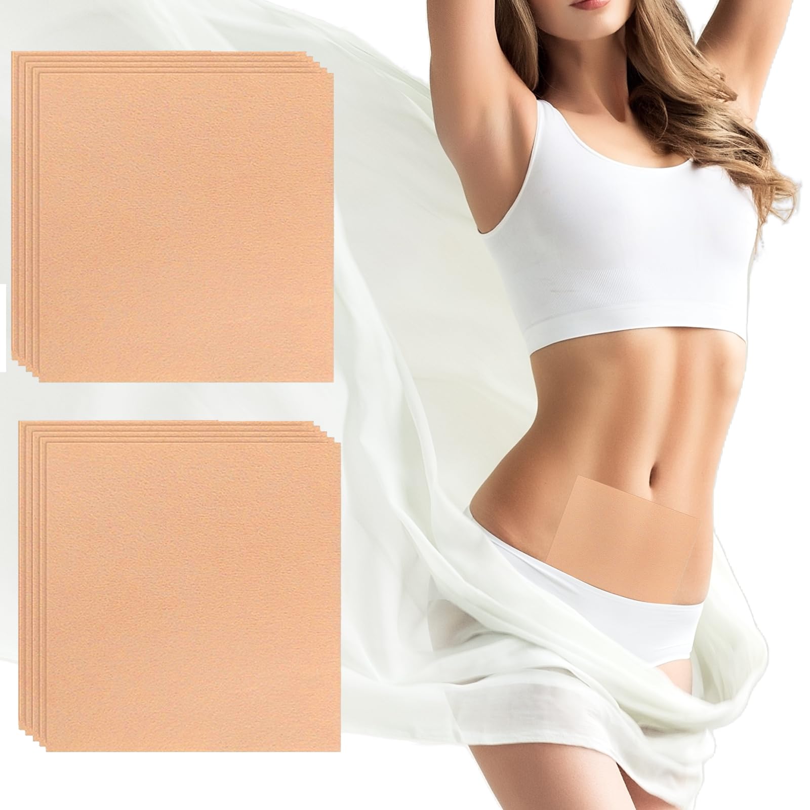 MlanRomee tattoo cover up patch blends with light skin for natural concealment.
