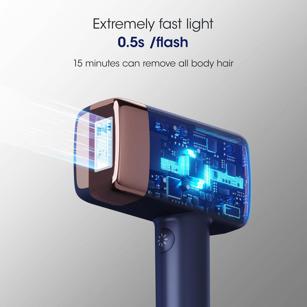 MLAY T14 ice-cooling system engaged for comfortable cooling during treatment.