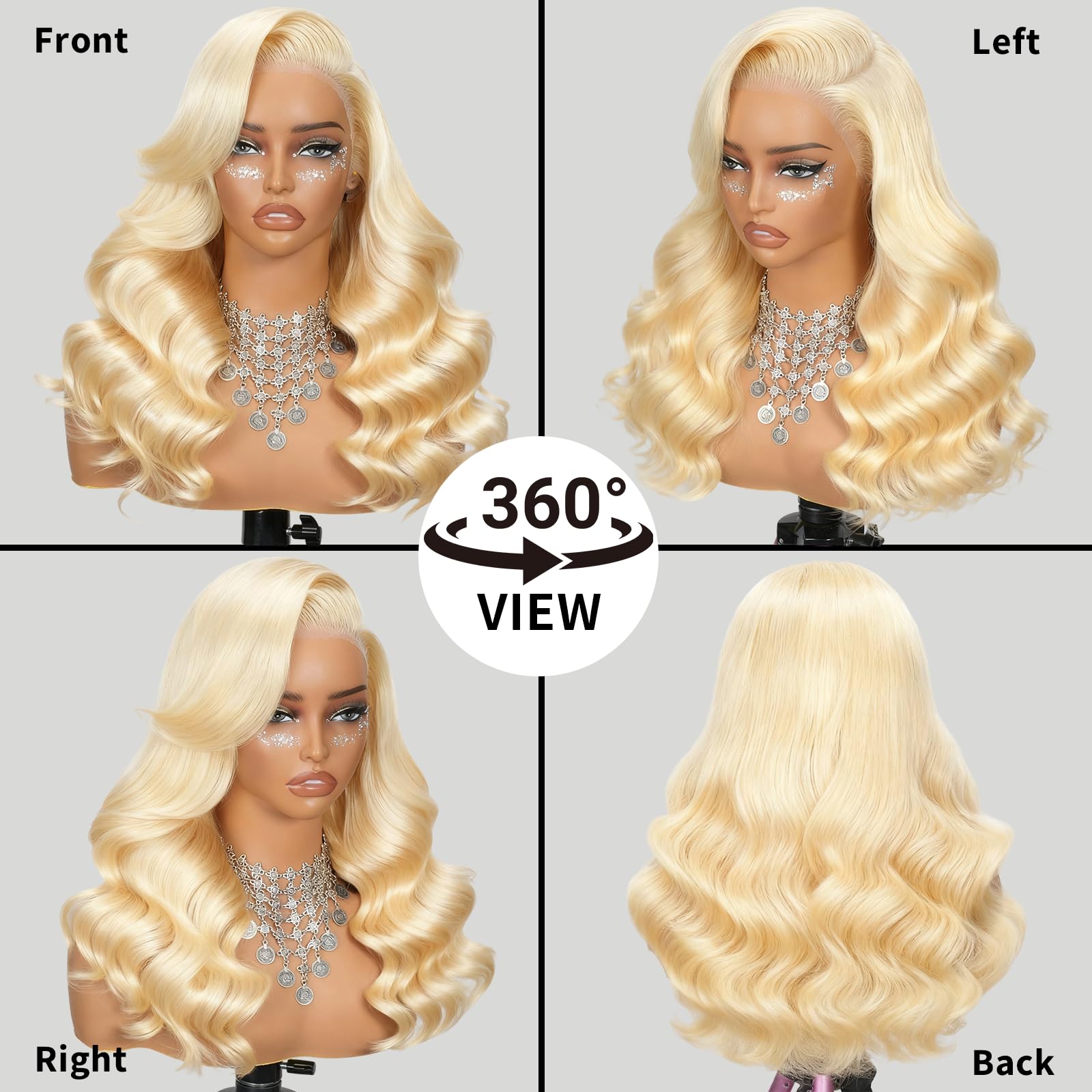 MLCAGATE 613 body-wave texture showcases versatile styling and subtle shine.