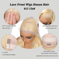 MLCAGATE glueless cap layout for secure, comfortable fit without adhesive.