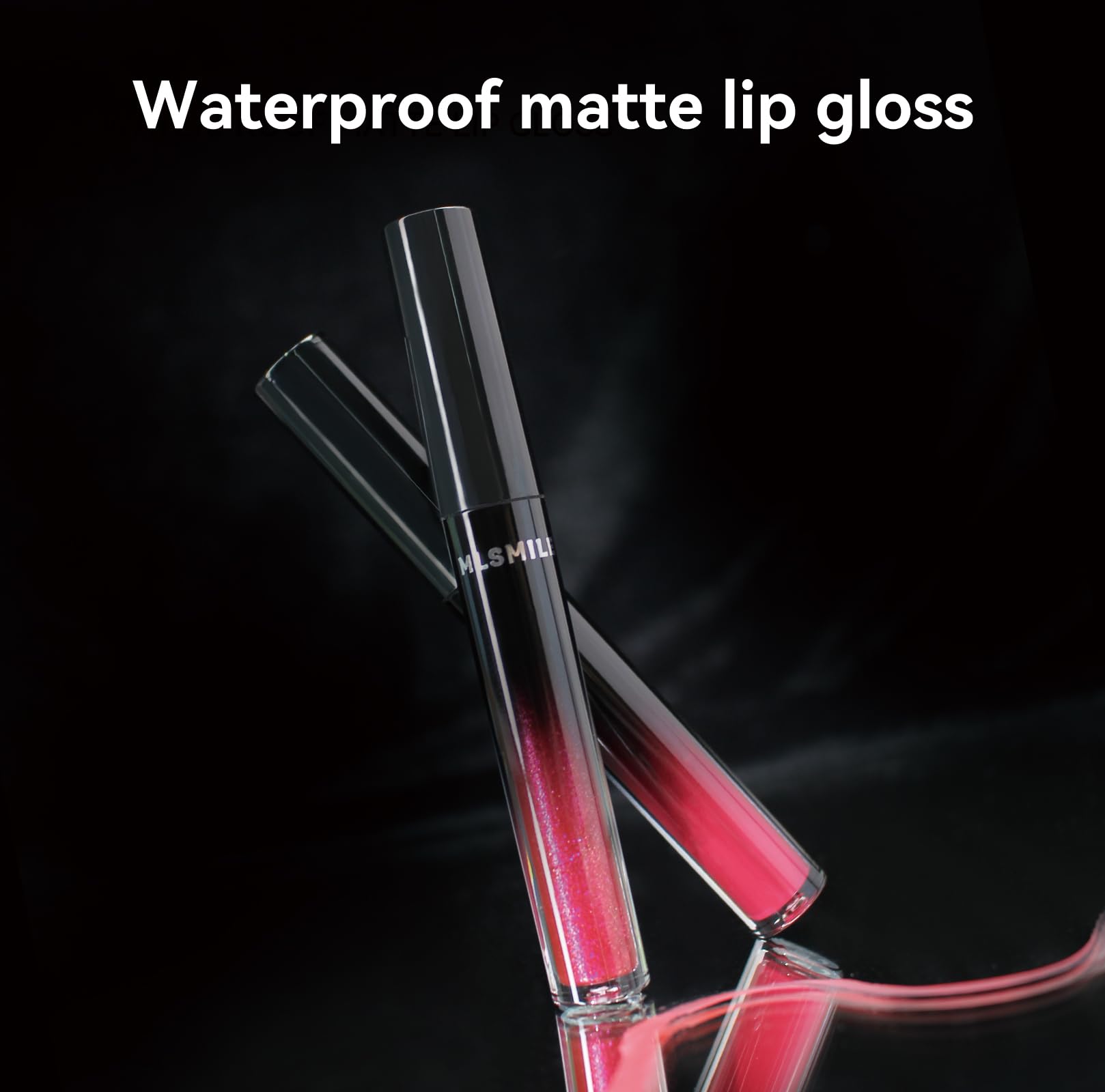 MLSMILE portable 2ml lip gloss tubes for on-the-go touch-ups.