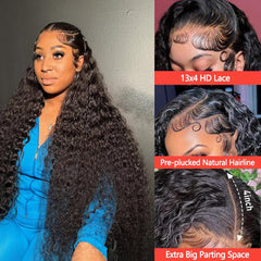 MMFZPHEIR wig showing pre-plucked baby hair and natural hairline
