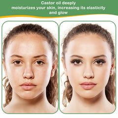 MMPANG castor oil pour demonstrates easy lash and brow application