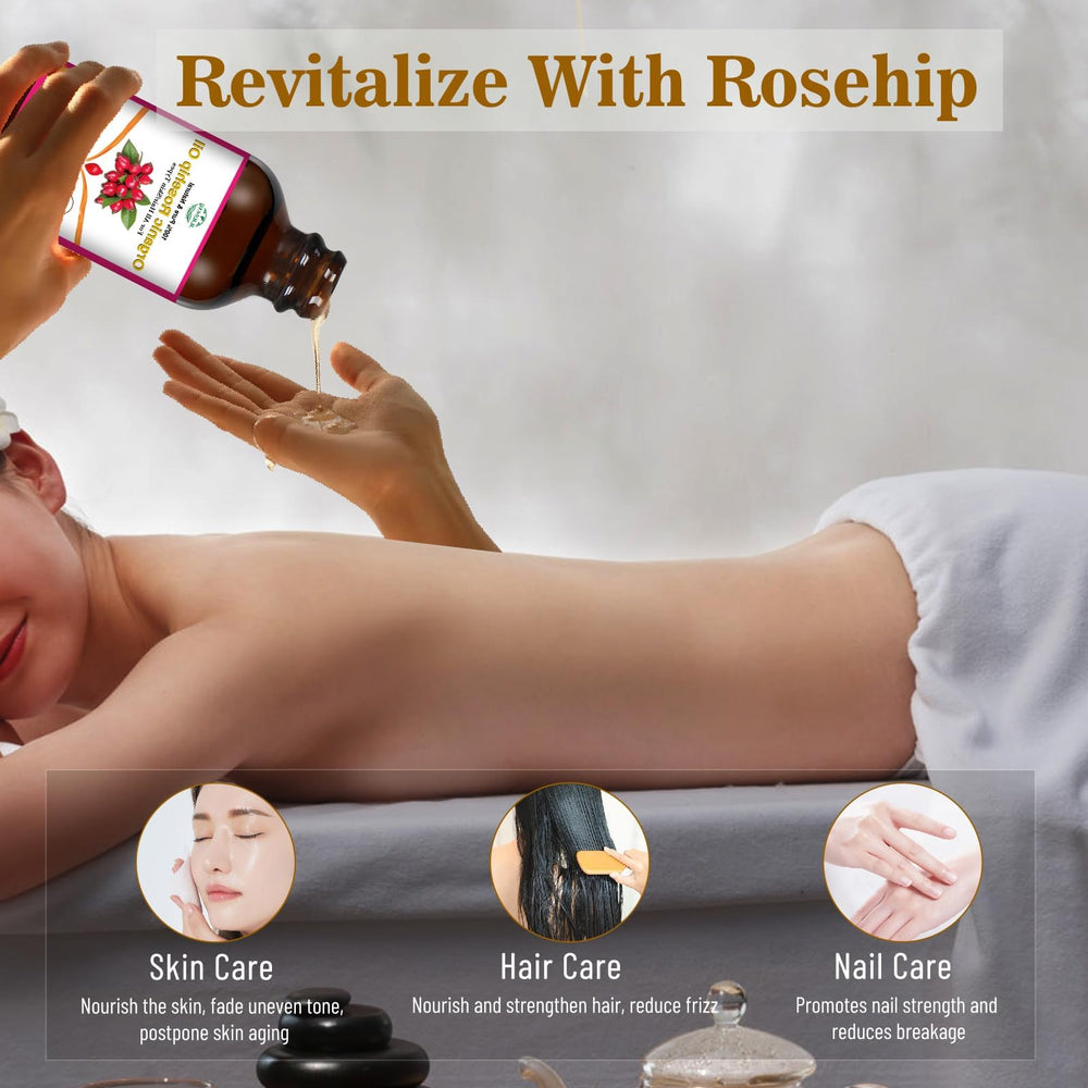 MMPANG Rosehip Oil anti-aging effect on complexion.